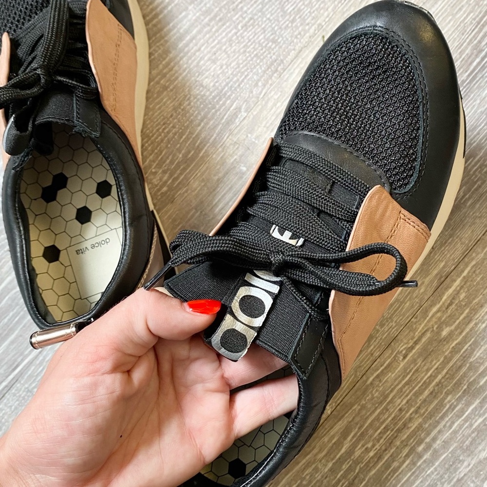 dolce vita metallic high top sneaker